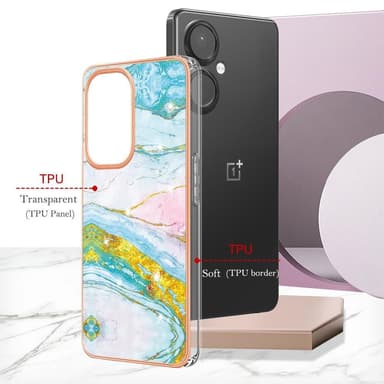 SKALO OnePlus Nord CE 3 Lite 5G Marmor TPU-skal - Motiv 4