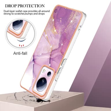 SKALO Xiaomi 13 Lite Marmor TPU-skal - Motiv 1