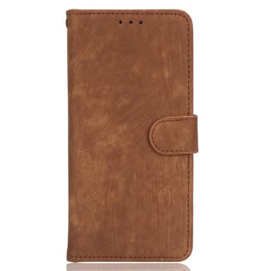 SKALO Xiaomi Redmi Note 12 5G Plånboksfodral i PU-Läder - Brun