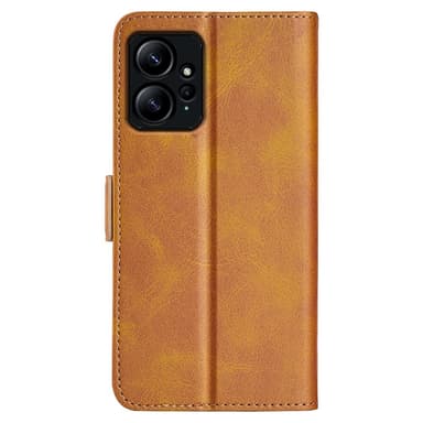 SKALO Xiaomi Redmi Note 12 4G Premium Plånboksfodral - Ljusbrun