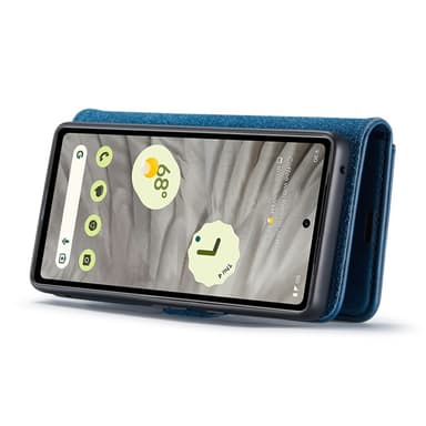 DG MING Google Pixel 7a 2-i-1 Magnet Plånboksfodral - Blå