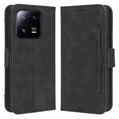 SKALO Xiaomi 13 5G 6-FACK Plånboksfodral - Svart
