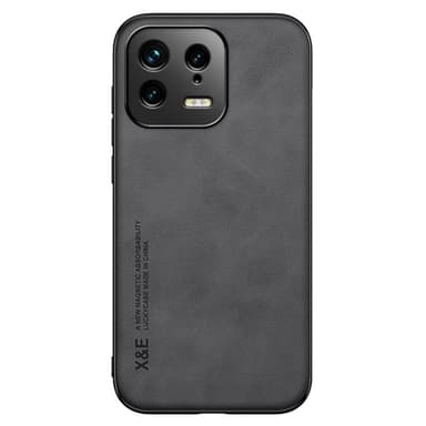 SKALO Xiaomi 13 5G X&E PU-Läder Skal - Mörkgrå