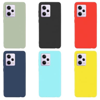 SKALO Xiaomi Redmi Note 12 Pro 5G Ultratunn TPU-Skal - Gul