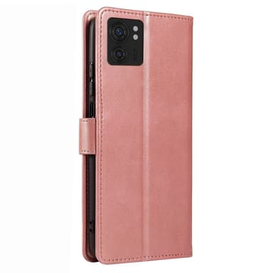 SKALO Motorola Edge 40 5G Premium Plånboksfodral - Roséguld