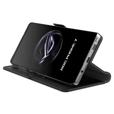 SKALO Asus ROG Phone 7 5G Korthållare Spegel Plånbok - Svart