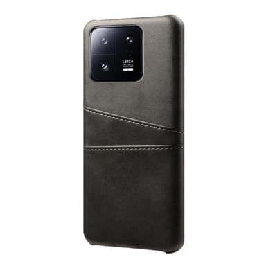 SKALO Xiaomi 13 Pro 5G PU-Läder Korthållare Skal - Svart