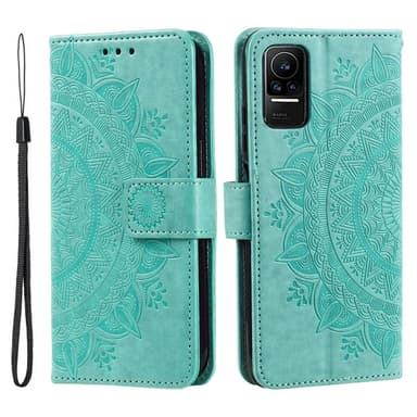 SKALO Xiaomi 13 Lite Mandala Plånboksfodral - Turkos
