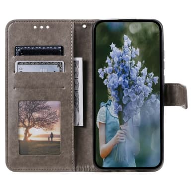 SKALO Xiaomi Redmi Note 12 Pro 5G Mandala Plånboksfodral - Grå