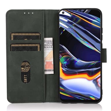 SKALO Motorola Edge 40 Pro 5G KHAZNEH Plånboksfodral i PU-Läder - Grön