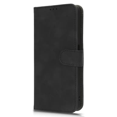SKALO OnePlus Nord CE 3 Lite 5G Matt PU-Läder Plånboksfodral - Svart