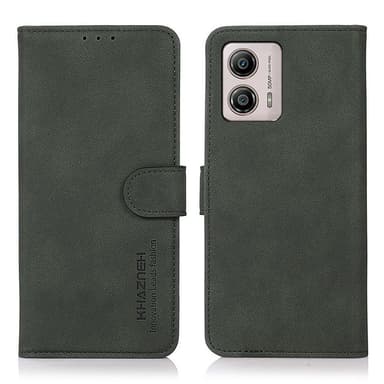 SKALO Motorola Moto G23 4G KHAZNEH Plånboksfodral i PU-Läder - Grön