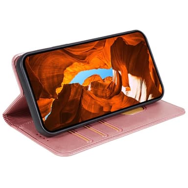 SKALO Motorola Edge 40 5G Premium Plånboksfodral - Roséguld