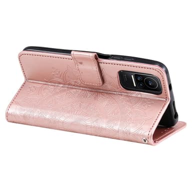 SKALO Xiaomi 13 Lite Mandala Plånboksfodral - Roséguld