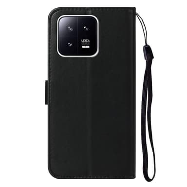 SKALO Xiaomi 13 5G Plånboksfodral i PU-Läder - Svart