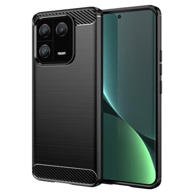 SKALO Xiaomi 13 Pro 5G Armor Carbon Stöttåligt TPU-skal - Svart