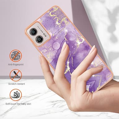 SKALO Motorola Moto G53 5G Marmor TPU-skal - Motiv 2