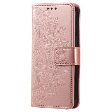 SKALO Xiaomi Redmi Note 12 4G Mandala Plånboksfodral - Roséguld