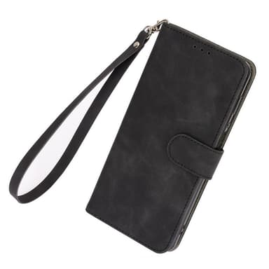 SKALO Xiaomi 13 Pro 5G Matt PU-Läder Plånboksfodral - Svart
