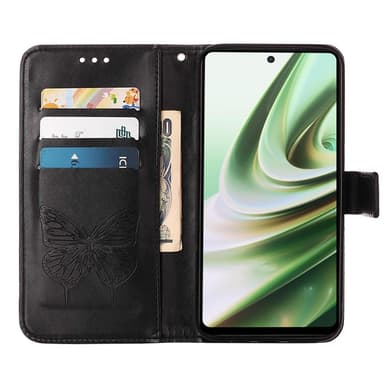 SKALO OnePlus Nord CE 3 Lite 5G Mandala Butterfly Plånboksfodral - Svart