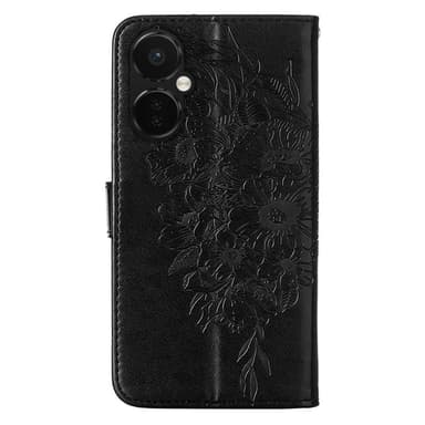 SKALO OnePlus Nord CE 3 Lite 5G Mandala Butterfly Plånboksfodral - Svart