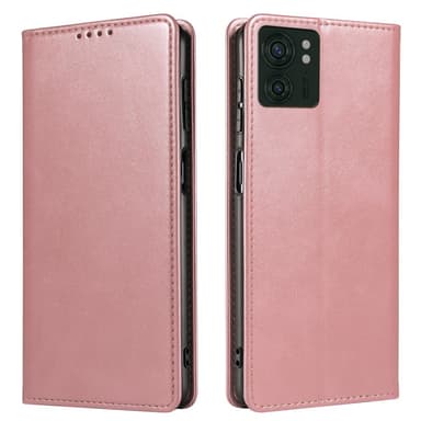 SKALO Motorola Edge 40 5G Premium Plånboksfodral - Roséguld