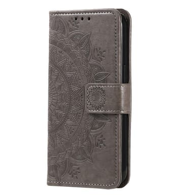 SKALO Xiaomi 13 Lite Mandala Plånboksfodral - Grå