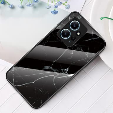SKALO Xiaomi Redmi Note 12 4G Marmor Härdat Glas TPU-skal - Motiv 4
