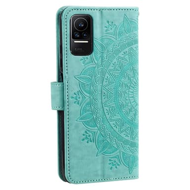 SKALO Xiaomi 13 Lite Mandala Plånboksfodral - Turkos