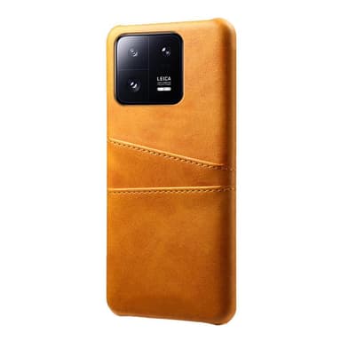 SKALO Xiaomi 13 Pro 5G PU-Läder Korthållare Skal - Ljusbrun