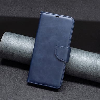 SKALO Google Pixel 7a Plånboksfodral i PU-Läder - Blå