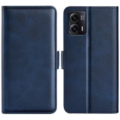 SKALO Motorola Moto G73 5G Premium Plånboksfodral - Blå