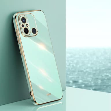 SKALO Xiaomi Redmi 12C 4G XINLI TPU Skal - Turkos