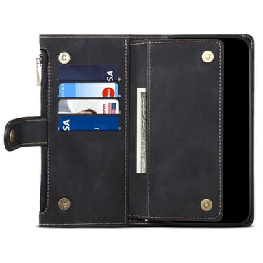 SKALO Google Pixel 7a ESEBLE Big Wallet Plånboksfodral - Svart