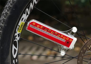 Cykelhjulsbelysning med 32 mönster