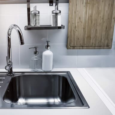 Spislist håller rent mellan spis och skåp 53,4cm Vit