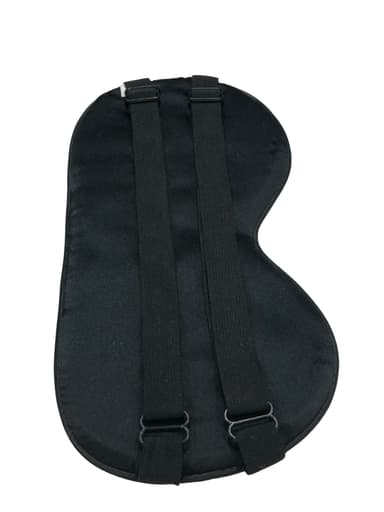 INF Silk Eye Mask med dubbla remmar Svart