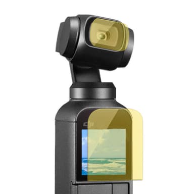 Skärmskydd linsskydd hydrogel 3-delat Transparent DJI OSMO Pocket / DJ