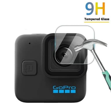Linsskydd härdat glas anti-repor klar Transparent GoPro 11 / GoPro 11