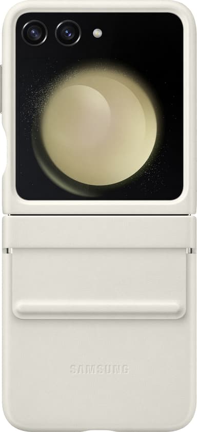 Samsung Galaxy Z Flip 5 Eco läderfodral (beige)