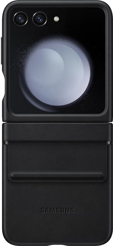 Samsung Galaxy Z Flip 5 Eco läderfodral (svart)