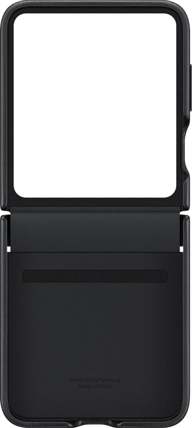 Samsung Galaxy Z Flip 5 Eco läderfodral (svart)