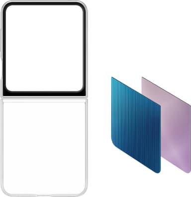 Samsung Galaxy Z Flip 5 FlipSuit fodral (transparent)