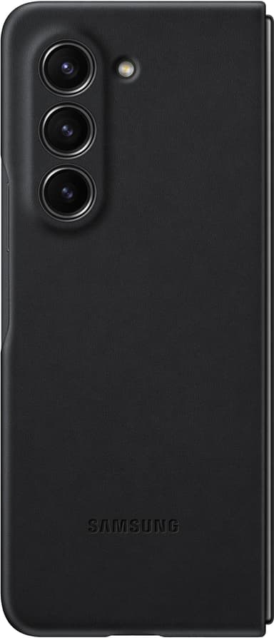 Samsung Galaxy Z Fold 5 Eco läderfodral (svart)