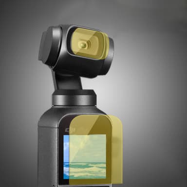 Skärmskydd linsskydd hydrogel 3-delat Transparent DJI OSMO Pocket / DJ