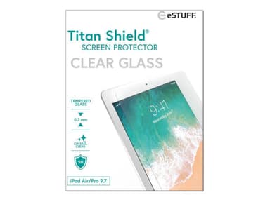 eSTUFF Skärmskydd Titanshield Ipad Air, Air2, 9,7