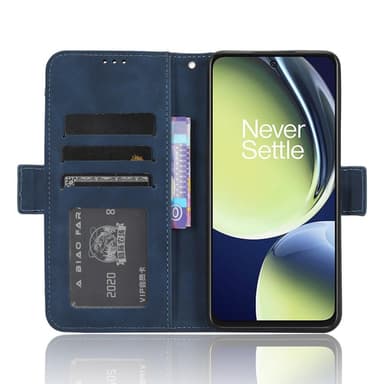 SKALO OnePlus Nord CE 3 Lite 5G 6-FACK Plånboksfodral - Blå