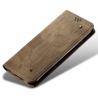 SKALO Xiaomi 13 Pro 5G Jeans Plånboksfodral - Khaki