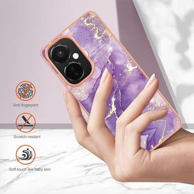SKALO OnePlus Nord CE 3 Lite 5G Marmor TPU-skal - Motiv 1