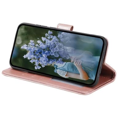 SKALO Xiaomi Redmi Note 12 4G Mandala Plånboksfodral - Roséguld
